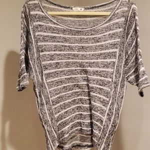 Grey striped top